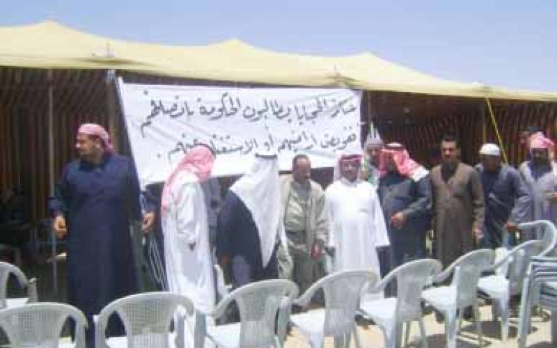 الحجايا أمام الرئاسة للمطالبة بحل للواجهات العشائرية