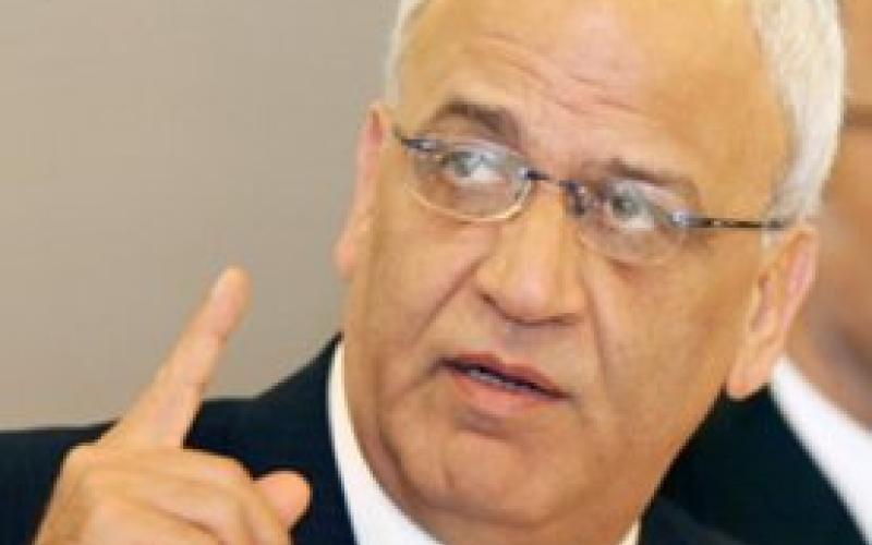 عريقات: الأرن ومصر يرفضان تواجد قواتهما على أراضي الدولة الفلسطينية