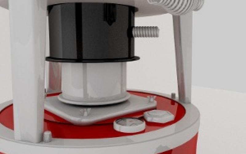 سائق يستخدم مدفأة كاز في باص عمومي