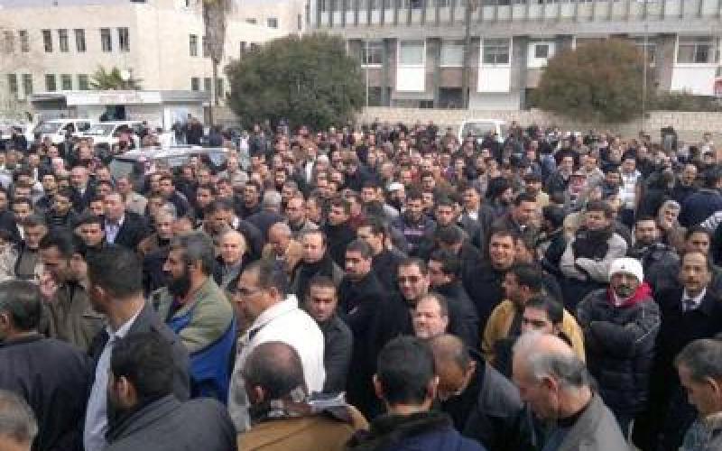 إضراب معلمي اربد الأولى عن التصحيح واعتصام بعد صلاة الجمعة