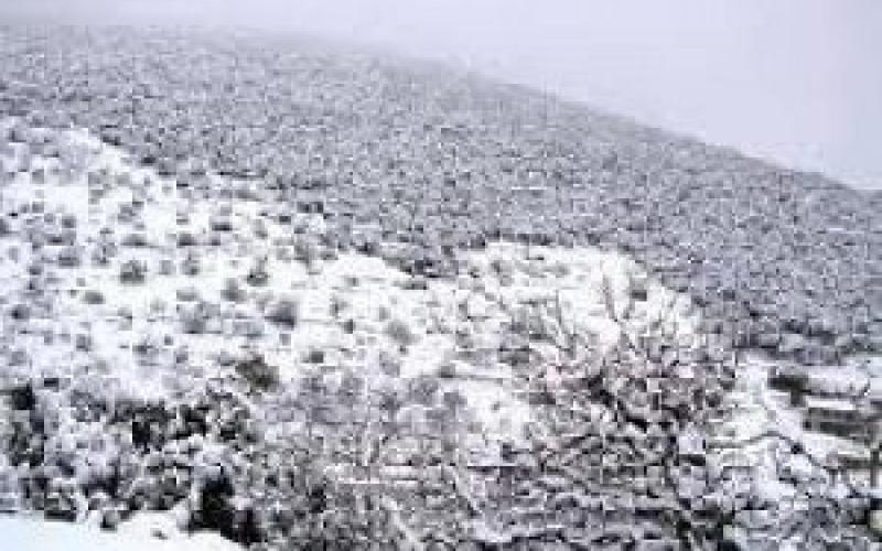 ثلج على المرتفعات نهاية الأسبوع