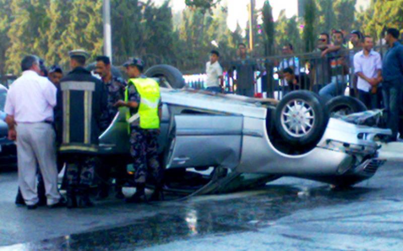 وفاة شابين بحادث تدهور على طريق إربد الحصن