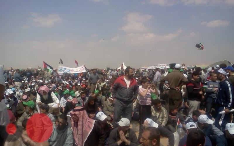 الآلاف يشاركون بمسيرة القدس