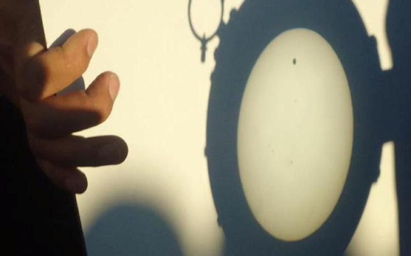 عبور الزهرة أمام الشمس على جبل القلعة 