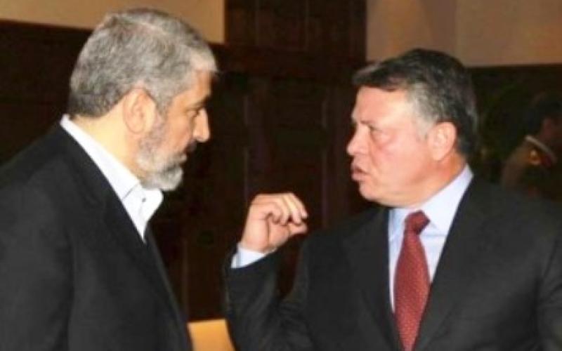 مشعل يصل إلى عمان الخميس ويلتقي الملك والطراونة والشوبكي