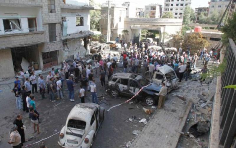 انفجاران بالقرب من مقر قيادة أركان الجيش في دمشق