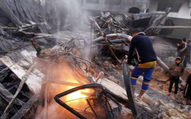 طائرات الاحتلال تقصف قطاع غزة 