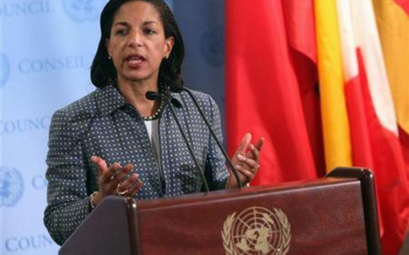 رايس: مساعي الفلسطينيين في الأمم المتحدة تهدد السلام