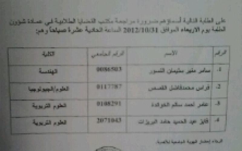 "ذبحتونا" تطالب بوقف التحقيق مع طلبة جامعيين