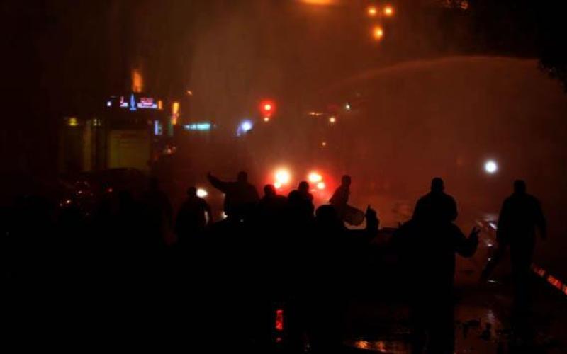 جانب من اعتصام الداخلية- عدسة محمد ابو غوش/فيسبوك 