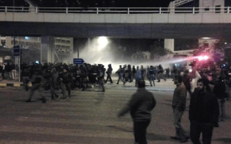 الدرك يفض اعتصام الداخلية.. وحملة اعتقالات بين المحتجين