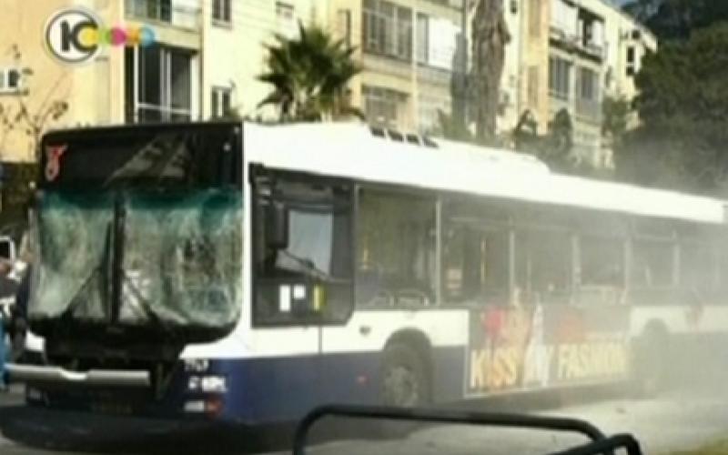 انفجار حافلة وسط تل أبيب