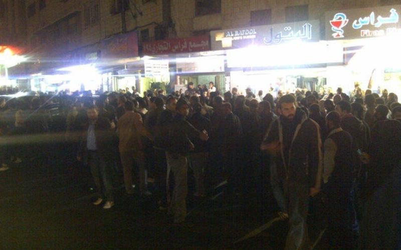 انتهاء مسيرة دوار فراس قبل الوصول للداخلية