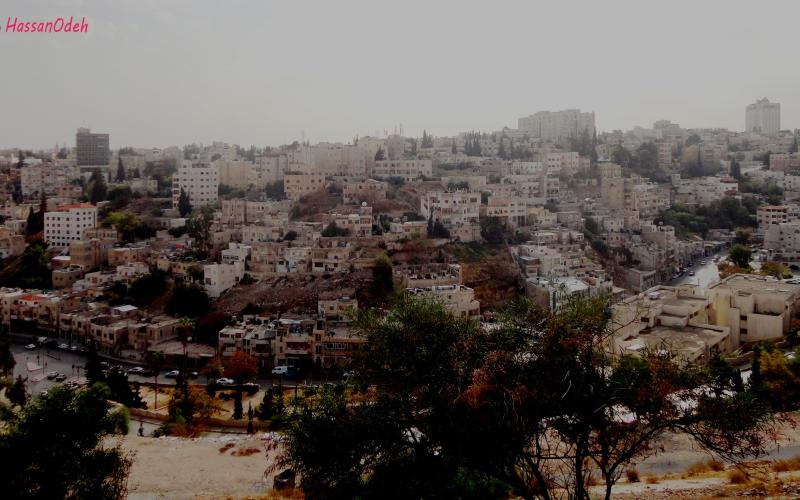 اطلالة على عمان من جبل اللويبدة- عدسة حسن عودة 