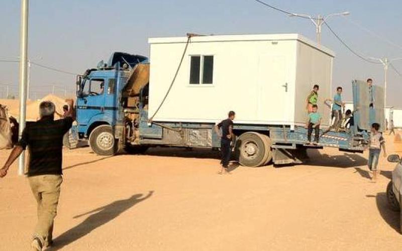 الزعتري بحاجة لـ 9500 كرفان 