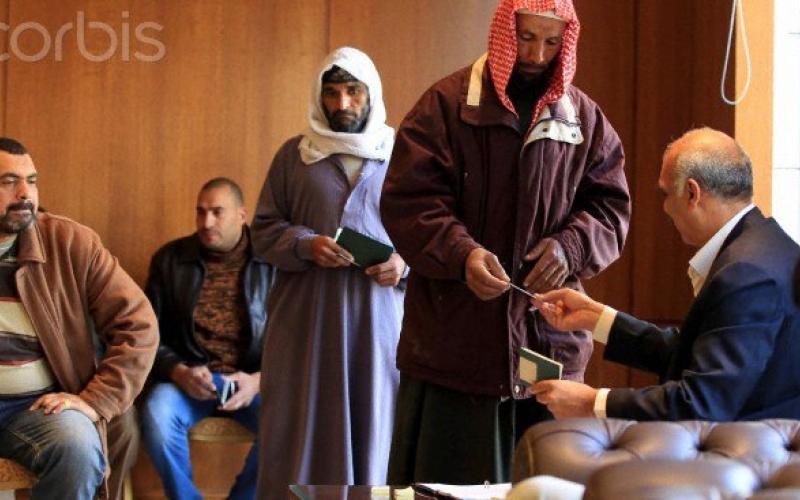 800 مصري في الاردن يستفتون على الدستور 