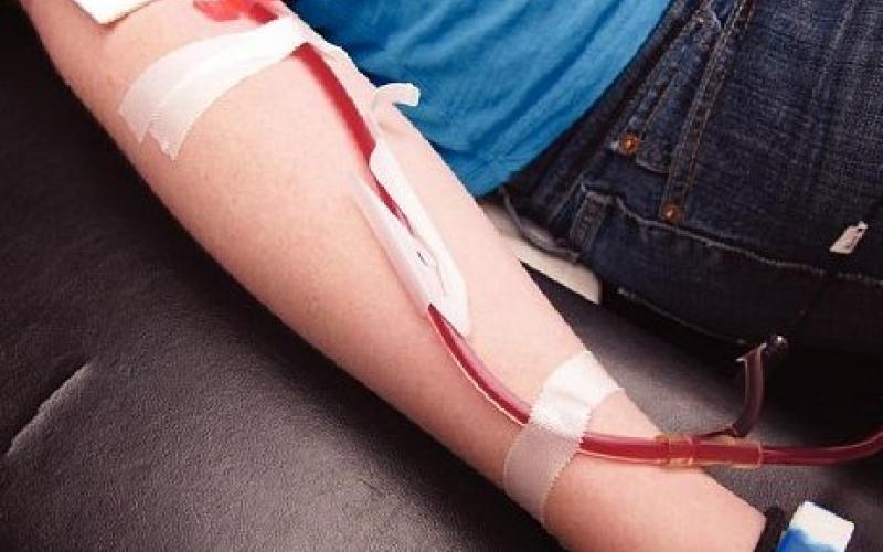 حملة تبرع بالدم للجرحى السوريين في الإسلامي- صوت 