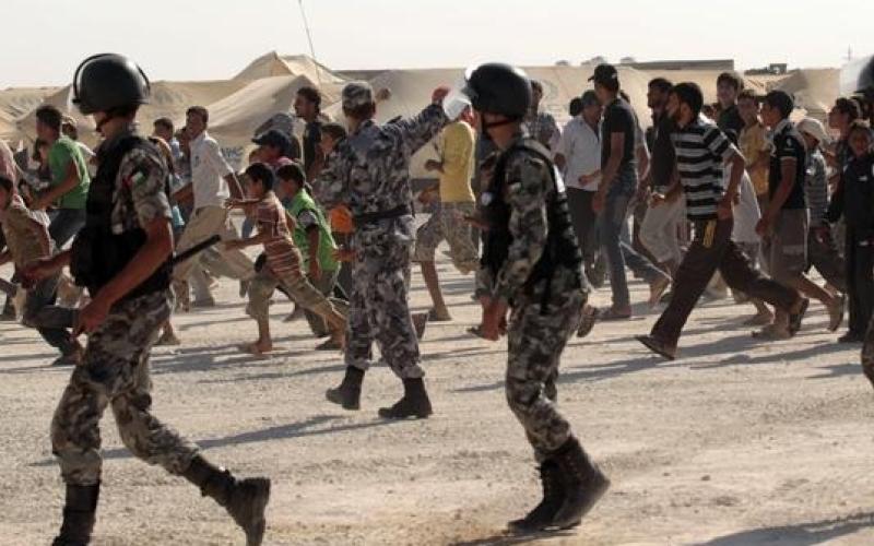 الدرك ينفي إصابة أحد عناصره خلال مشاجرة في الزعتري