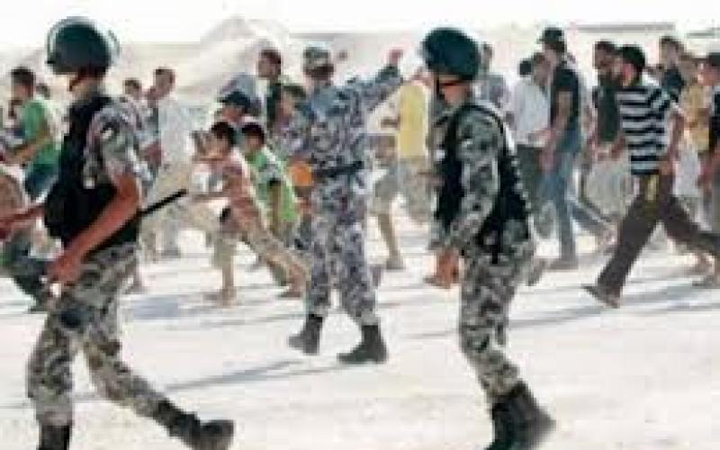 الدرك ينفي إصابة أحد عناصره خلال مشاجرة في الزعتري