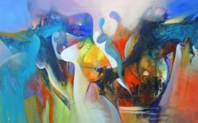 لوحات فنية لعالم يسوده الود رابطة التشكيليين