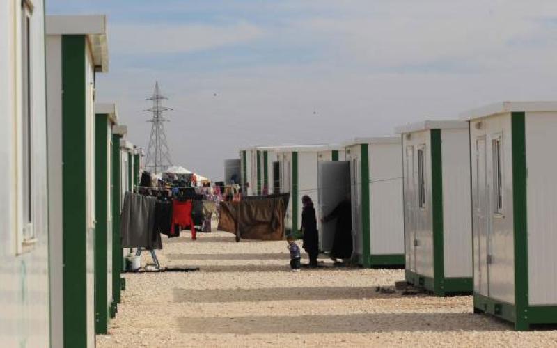 كرفانات داخل الزعتري