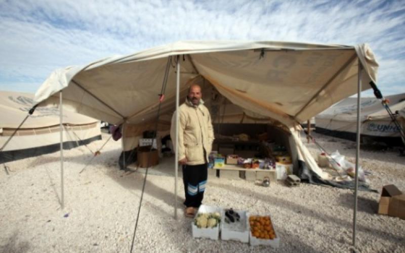 سوق تجاري في مخيم الزعتري- صوت