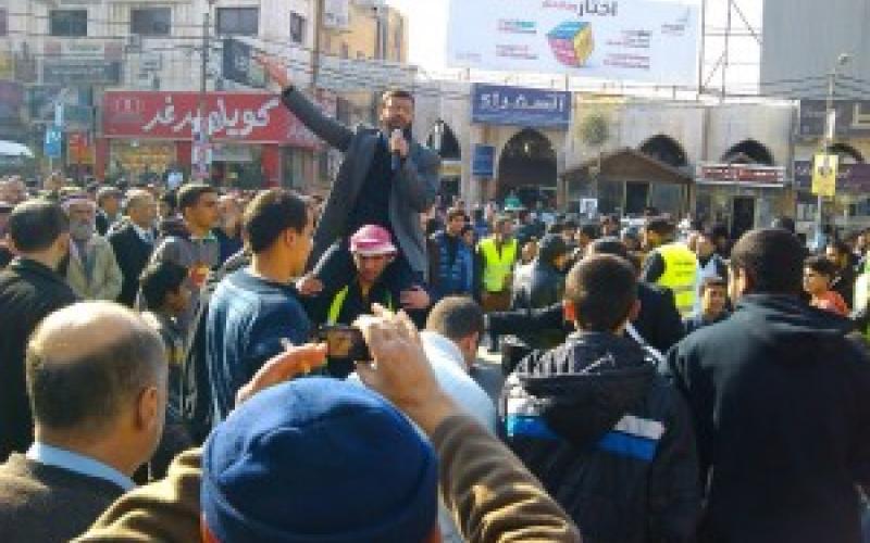 الامن يفتح تحقيقاً في مسيرة اربد 