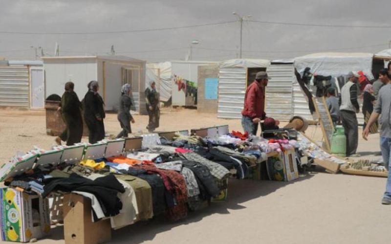 جانب من سوق الزعتري