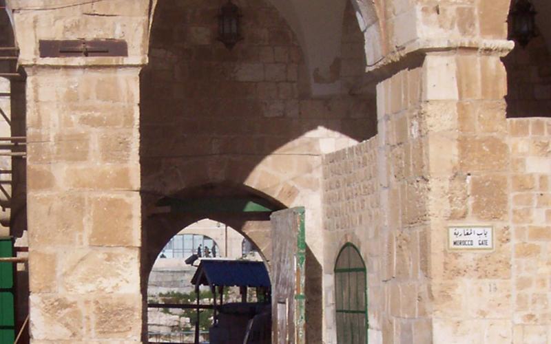 اغلاق باب المغاربة بوجه مستوطنين بعد تدخل أردني