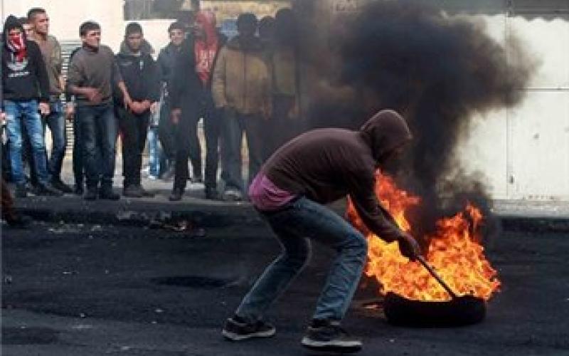 مواجهات مع سلطات الاحتلال في بيت أمر