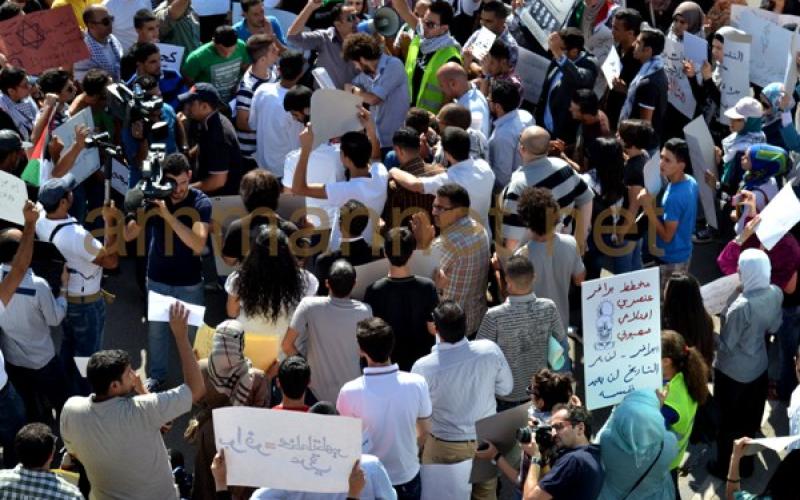 سلسلة بشرية ضد مشروع برافر