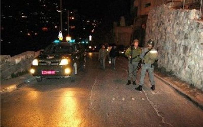 مداهمات للمنازل والمحال في سلوان