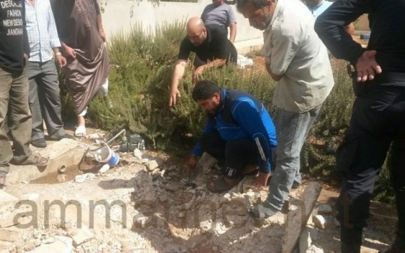 القذائف الطائشة من الجانب السوري تؤرق حياة أهالي الرمثا - صور