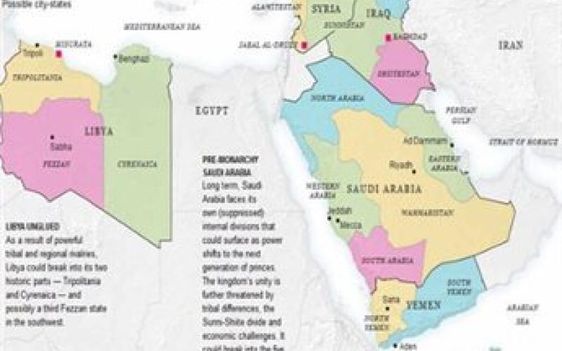 نيويورك تايمز: لا تغيير على تقسيم الأردن في خريطة الشرق الأوسط الجديد