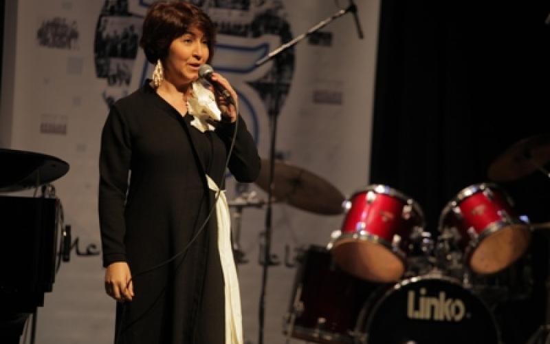 أميمة خليل تغني في عمّان دعماً لحرية الاعلام