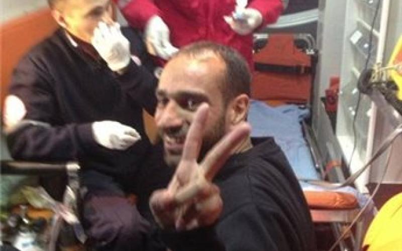 الاسير العيساوي يتنفس الحرية