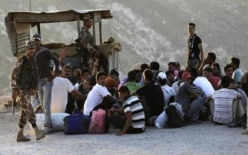 دخول 1800 لاجيء سوري الى اراضي المملكة