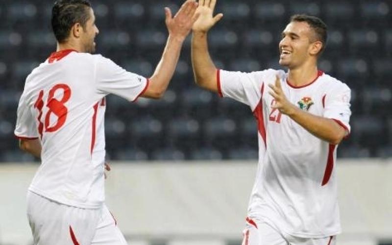 فوز النشامى على المنتخب السوري