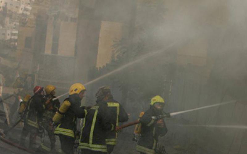 حريق بشقة فنان تشكيلي بعمّان