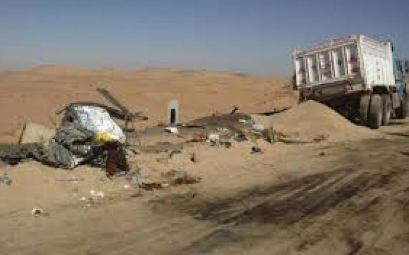 الصحراوي:وفاتان و4 إصابات بحادث تصادم