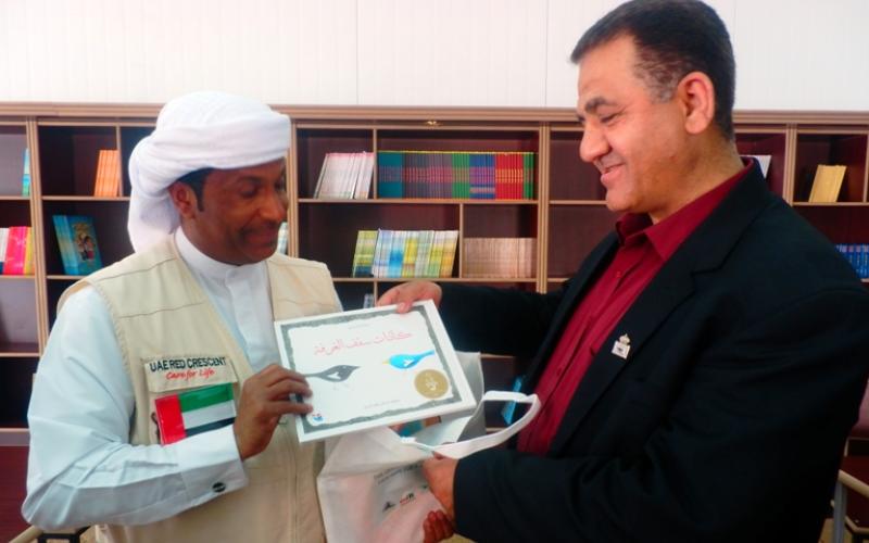 مدير ثقافة الزرقاء يزور مخيم مريجيب الفهود