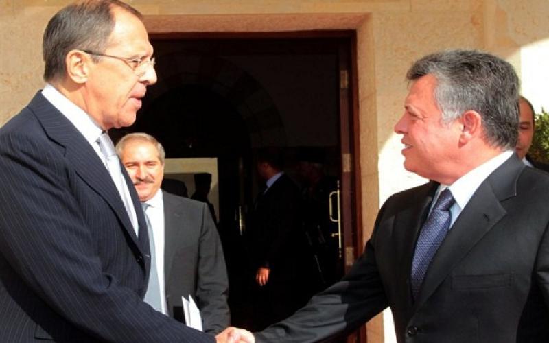 الملك يبحث مع لافروف إنشاء المحطة الكهروذرية