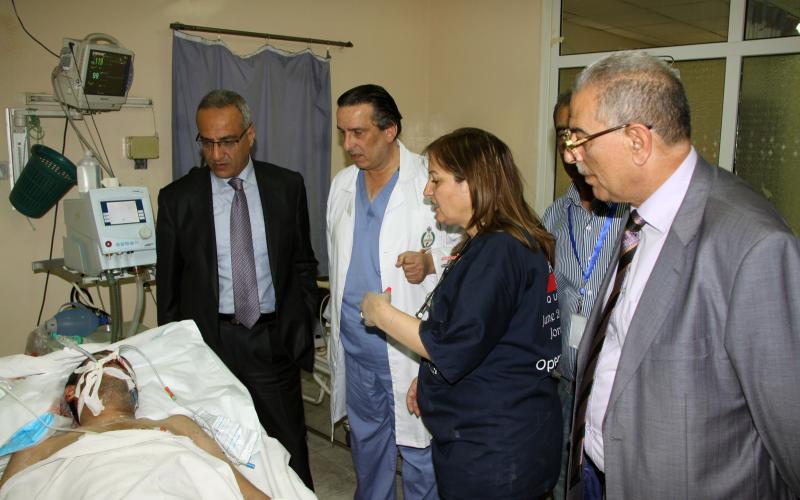 10 اصابات بحريق مصنع "المعكرونة" بعمّان