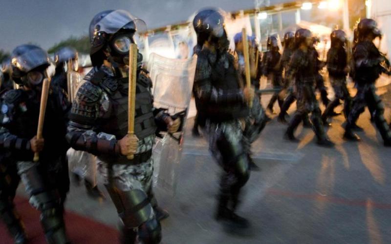 احتراق 7 خيام وكرفانين اثر احتجاجات بالزعتري