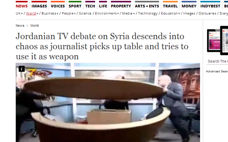 عنفٌ على الشاشات الأردنية والعالم يتفاعل