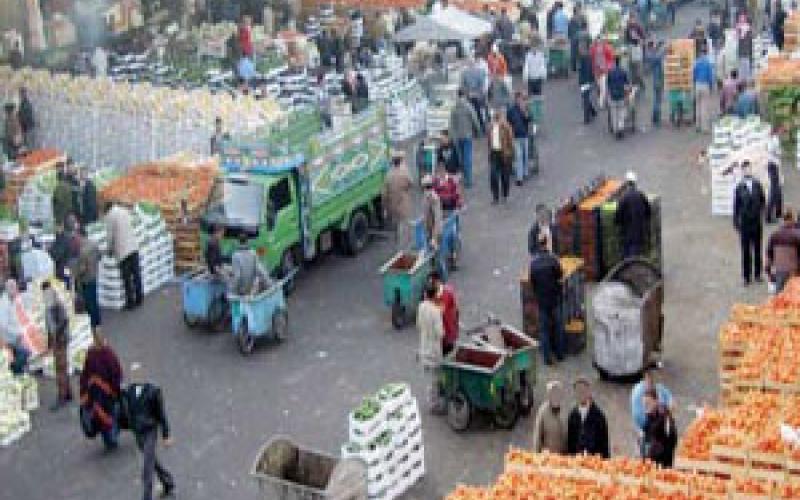 مزارعو وادي الأردن يضربون أمام سوق العارضة