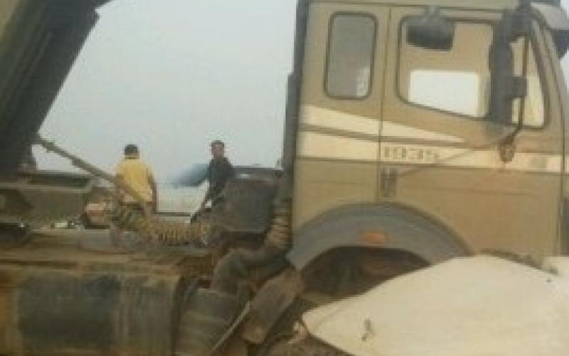 10 إصابات إثر اصطدام تريلا بـ14 مركبة