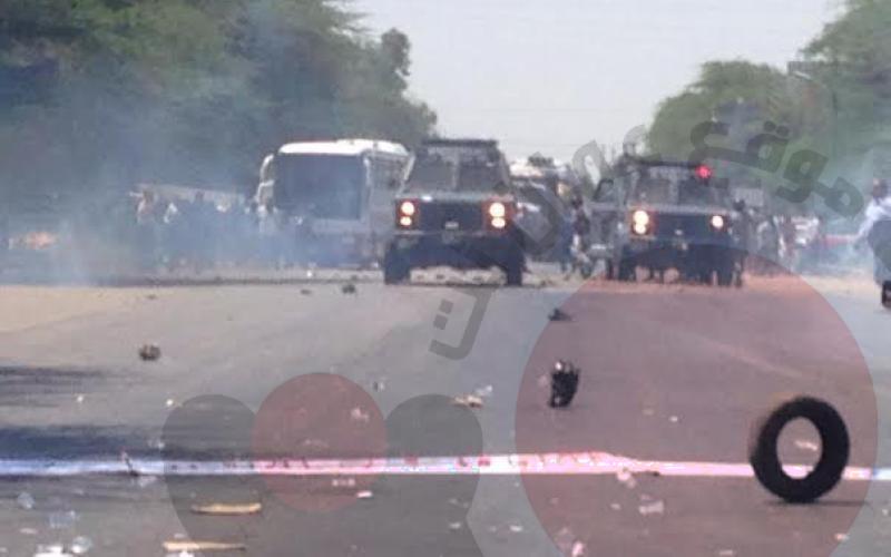 اشتباكات بين الدرك والمزارعين المعتصمين في العارضة - صور