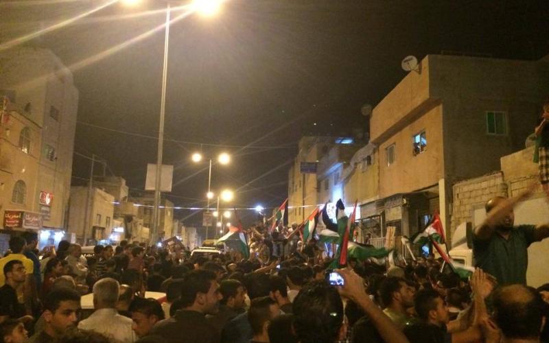 البقعة: مسيرة ليلية لدعم "الانتفاضة الرمضانية"