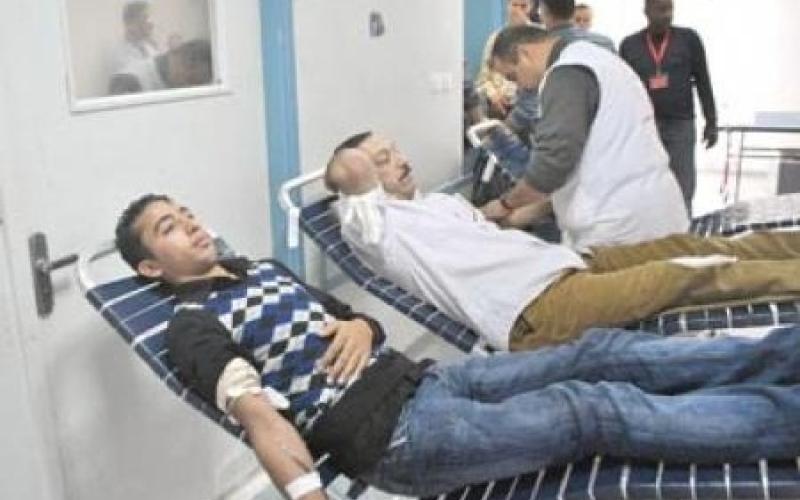 جمع 845 وحدة دم لأهالي غزة 